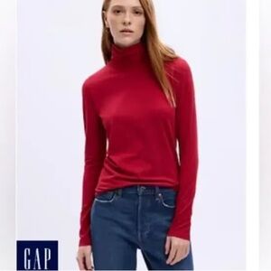 GAP Women's Cranberry Red Long Sleeve Knitted Sweater Size L New With Tag